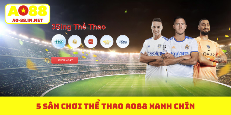 5 sân chơi thể thao AO88 xanh chín