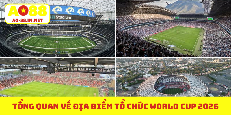 Tổng quan về địa điểm tổ chức World Cup 2026